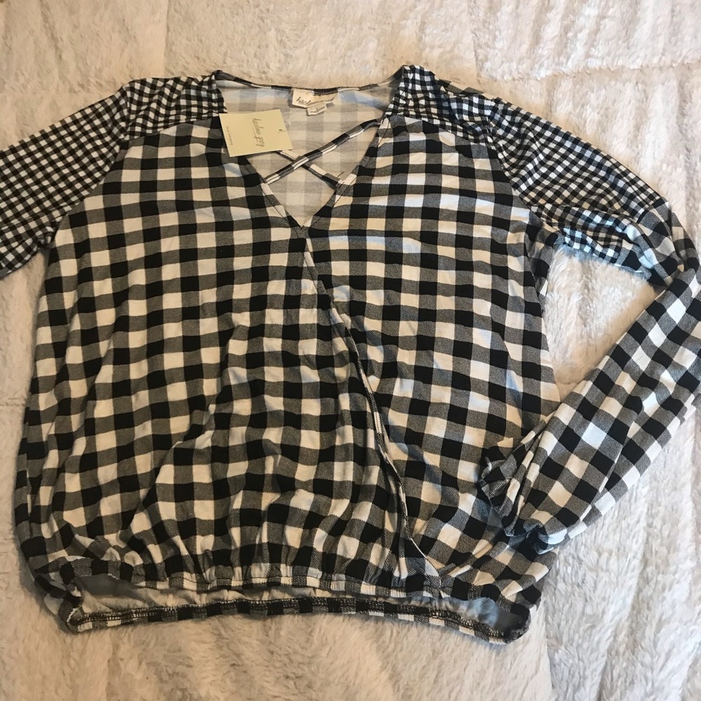 Harlow Grey Plaid Long-sleeve Shirt
